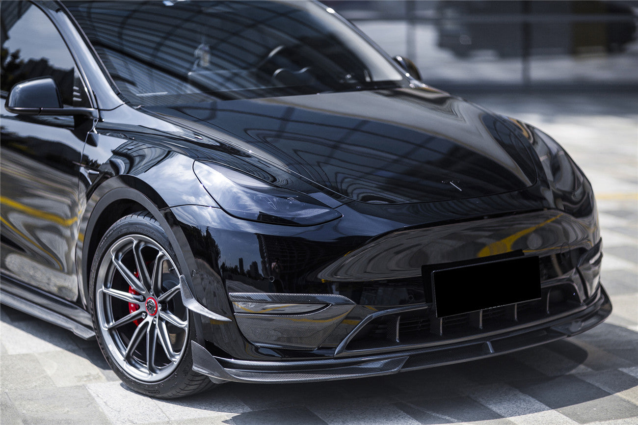DarwinPRO 2020-2024 Tesla Model Y IMP Performance Carbon Fiber Day Running Light Cover
