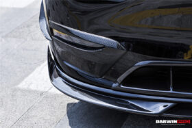DarwinPRO 2020-2024 Tesla Model Y IMP Performance Carbon Fiber Day Running Light Cover - image 4