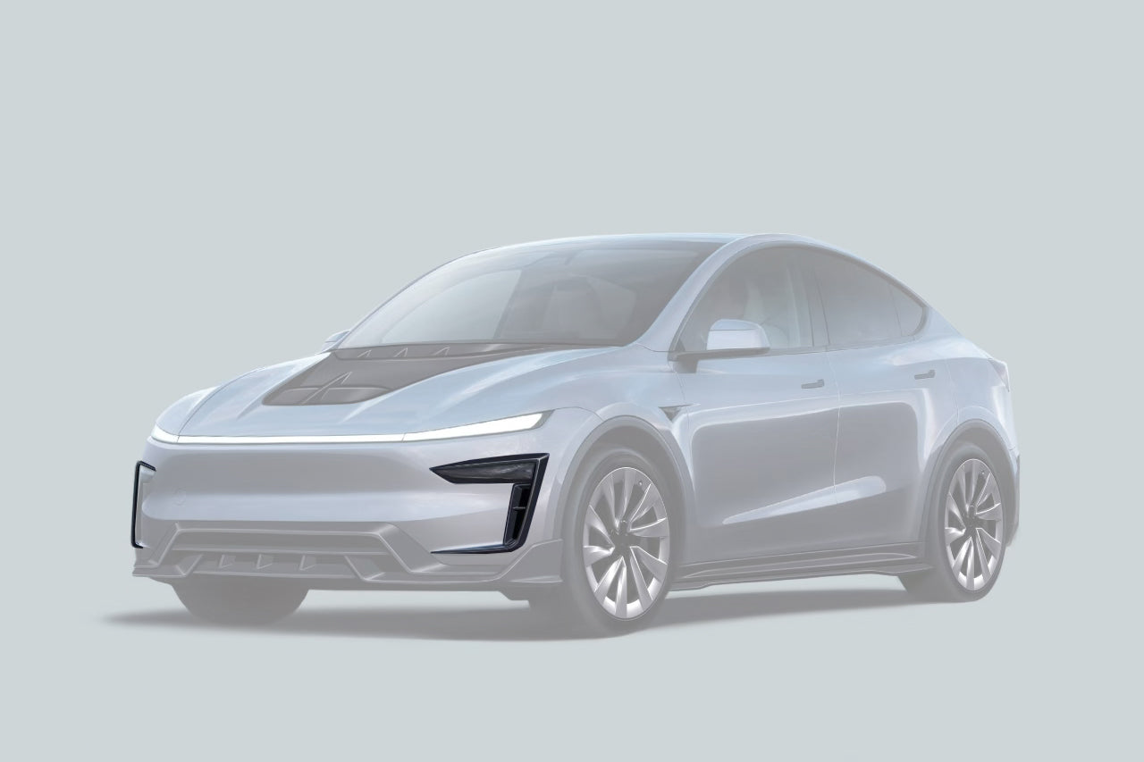 DarwinPRO 2025-UP Tesla Model Y Refresh OX Style Autoclave Carbon Fiber Daytime Running Light Cover