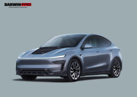 DarwinPRO 2025-UP Tesla Model Y Refresh OX Style Autoclave Carbon Fiber Hood - image 2