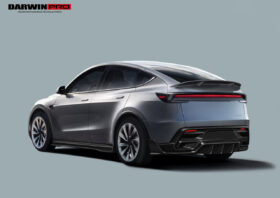 DarwinPRO 2025-UP Tesla Model Y Refresh OX Style Autoclave Carbon Fiber Rear Diffuser - image 2