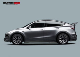 DarwinPRO 2025-UP Tesla Model Y Refresh OX VER2 Style Autoclave Carbon Fiber Rear Wing - image 2