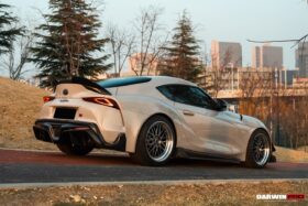 DarwinPRO 2019-2025 Toyota GR Supra (J29 & DB) A90 A91 BKSS2 Style Carbon Fiber Trunk Spoiler - image 3