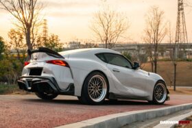 DarwinPRO 2019-2025 Toyota GR Supra (J29 & DB) A90 A91 BKSS2 Style Carbon Fiber Trunk Spoiler - image 4