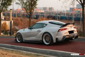 DarwinPRO 2019-2025 Toyota GR Supra (J29 & DB) A90 A91 BKSS2 Style Carbon Fiber Trunk Spoiler - image 5