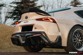 DarwinPRO 2019-2025 Toyota GR Supra (J29 & DB) A90 A91 BKSS2 Style Carbon Fiber Trunk Spoiler - image 2