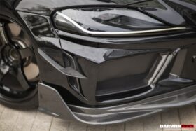 DarwinPRO 2019-UP Toyota GR Supra (J29 & DB) A90 A91 BKSSII Style Partial Carbon Fiber Front Bumper - image 4