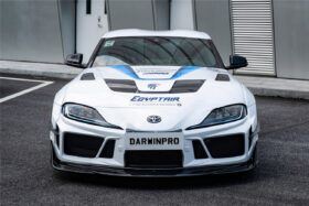 DarwinPRO 2019-UP Toyota GR Supra (J29 & DB) A90 A91 BKSSII Style Partial Carbon Fiber Front Bumper - image 5
