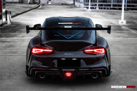 DarwinPRO 2019-UP Toyota GR Supra (J29 & DB) A90 A91 BKSS Style Part Carbon Fiber Rear Bumper - image 9