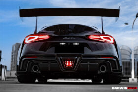 DarwinPRO 2019-UP Toyota GR Supra (J29 & DB) A90 A91 BKSS Style Part Carbon Fiber Rear Bumper - image 10