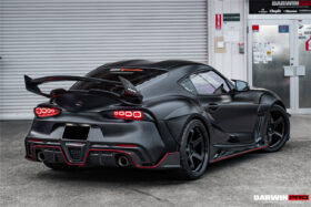 DarwinPRO 2019-UP Toyota GR Supra (J29 DB) A90 A91 BKSSII Style Carbon Fiber Wing - image 8