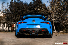 DarwinPRO 2019-UP Toyota GR Supra (J29 DB) A90 A91 BKSSII Style Carbon Fiber Wing - image 10