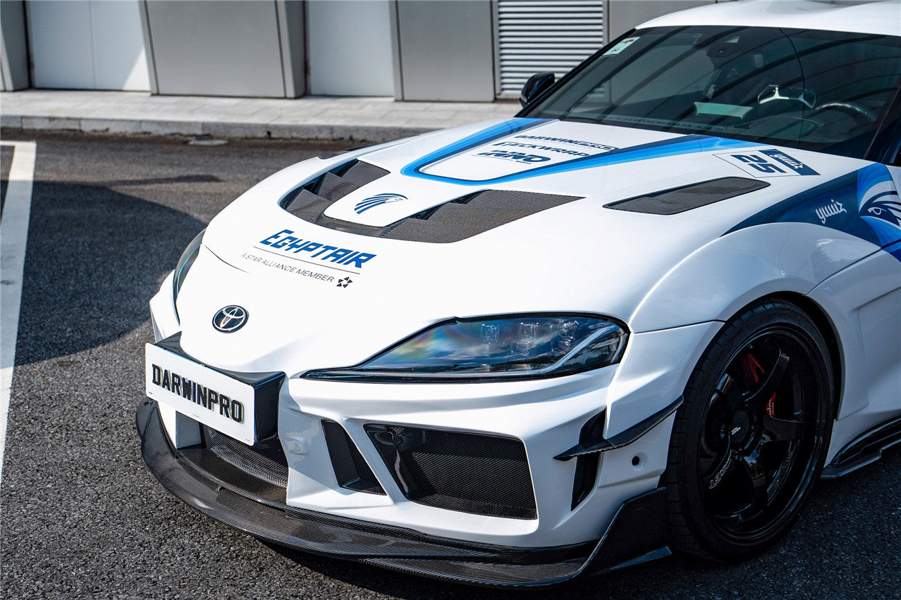DarwinPRO 2019-UP Toyota GR Supra (J29 DB) A90 A91 BKSSII Style Carbon Fiber Hood
