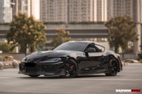 DarwinPRO 2019-UP Toyota GR Supra (J29 & DB) A90 A91 BKSSII Style Partial Carbon Fiber Front Bumper - image 2