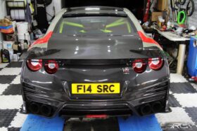 DarwinPRO Nissan GTR R35 2008+ Autoclave Carbon Fiber R1-D Drag Spoiler Wing - DarwinPRO X 4SRC - image 1