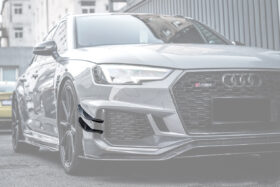 DarwinPRO 2017-2019 Audi RS4 B9 BKSS Style Front Canards - image 1