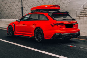 DarwinPRO 2019-UP Audi RS6 Avant C8 & RS7 Quattro BKSS Style Rear Diffuser - image 1