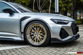 DarwinPRO 2019-UP Audi RS6 Avant C8 & RS7 Quattro BKSS Style Front Lip - image 2