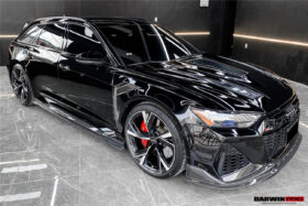 DarwinPRO 2019-UP Audi RS6 Avant C8 & RS7 Quattro BKSS Style Side Skirts - image 7