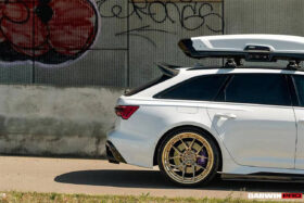 DarwinPRO 2019-UP Audi RS6 Avant C8 & RS7 Quattro BKSS Style Side Skirts - image 5