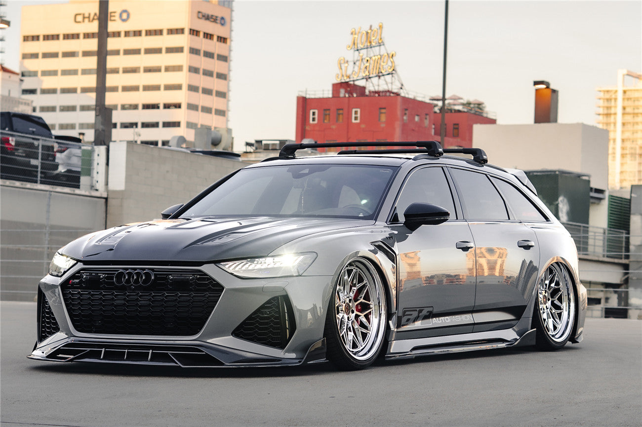 DarwinPRO 2019-UP Audi RS6 Avant C8 | RS7 Quattro Carbon Fiber Front Lip - DarwinPRO (iMP Design)