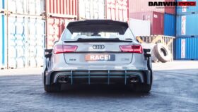 DarwinPRO 2013-2018 Audi RS6 Avant BKSS Style Trunk Spoiler - image 2