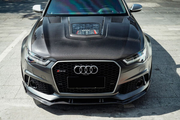 DarwinPRO 2013-2018 Audi A6 S6 RS6 Carbon Fiber Hood DarwinPRO (BKSS)