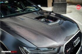 DarwinPRO 2013-2018 Audi A6 S6 RS6 Carbon Fiber Hood DarwinPRO (BKSS) - image 6