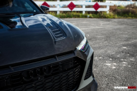 DarwinPRO 2019-UP Audi RS6 Avant C8 IMP Performance Partial Carbon Fiber Hood - image 9