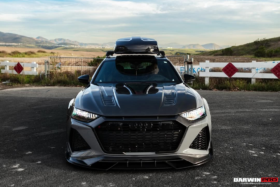 DarwinPRO 2019-UP Audi RS6 Avant C8 IMP Performance Partial Carbon Fiber Hood - image 8