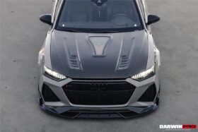 DarwinPRO 2019-UP Audi RS6 Avant C8 IMP Performance Partial Carbon Fiber Hood - image 2