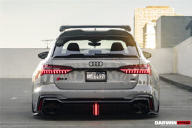 DarwinPRO 2019-UP Audi RS6 Avant C8 IMP Performance Carbon Fiber Middle Spoiler - image 2