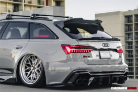 DarwinPRO 2019-UP Audi RS6 Avant C8 IMP Performance Carbon Fiber Middle Spoiler - image 3