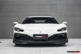 DarwinPRO 2022-2026 Ferrari 296 GTB & GTS Type F171 iMP Style Carbon Fiber Front Bumper Lip Splitter