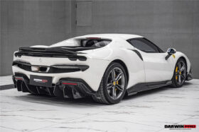 DarwinPRO 2022-2026 Ferrari 296 GTB & GTS Type F171 iMP Style Carbon Fiber Rear Diffuser With Undertray