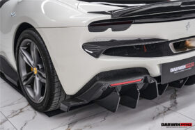 DarwinPRO 2022-2026 Ferrari 296 GTB & GTS Type F171 iMP Style Carbon Fiber Rear Bumper Trim