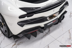 DarwinPRO 2022-2026 Ferrari 296 GTB & GTS Type F171 iMP Style Carbon Fiber Rear Bumper Trim