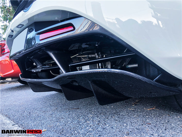 DarwinPro Aerodynamics DarwinPRO 720s Carbon Fiber Rear Bumper Center Valance for McLaren 720S - Image 2