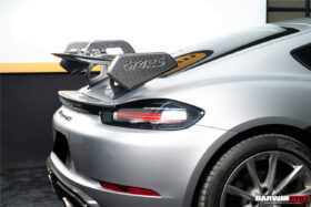 DarwinPRO 2012-2025 Porsche 718 981 Cayman Boxster GT4RS Style Autoclave Carbon Fiber Spoiler Wing - image 2