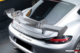 DarwinPRO 2012-2025 Porsche 718 981 Cayman Boxster GT4RS Style Autoclave Carbon Fiber Spoiler Wing - image 10