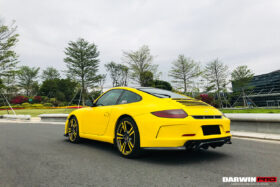 DarwinPRO 2009-2012 Porsche 911 997.2 Carrera S 991GT3 Style Rear Bumper - image 3