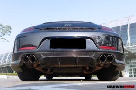 DarwinPRO 2009-2012 Porsche 911 997.2 Carrera S 991GT3 Style Rear Bumper - image 5
