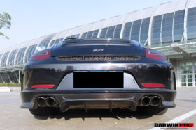 DarwinPRO 2009-2012 Porsche 911 997.2 Carrera S 991GT3 Style Rear Bumper - image 7