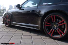 DarwinPRO 2009-2012 Porsche 911 997.2 Carrera S 991GT3 Style Side Skirts - image 5