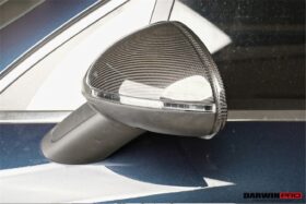 DarwinPRO 2014-2024 Porsche Macan 95B Dry Carbon Fiber Mirror Housing Replacement | Fits T, S, GTS, Turbo, Turbo S, 4 Electric, Turbo (NO BSA Holes) - image 3