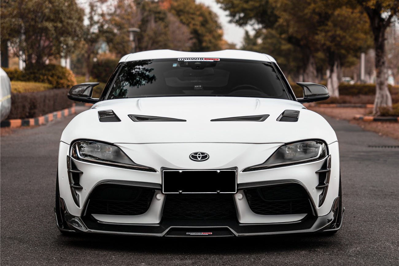 DarwinPRO 2019-UP Toyota GR Supra (J29 & DB) A90 A91 BKSS Style Carbon Fiber Front Lip