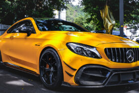 DarwinPRO 2015-2021 Mercedes Benz W205 C63 C63S AMG Coupe IMP Performance Partial Carbon Fiber Front Bumper With Canards - image 3