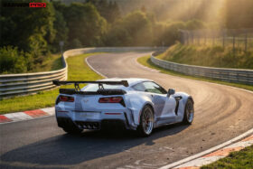 DarwinPRO 2013-2017 Chevrolet Corvette C7 Z51 BKSS Style Fiber Reinforce Ploymer Wide Rear Fender - image 3