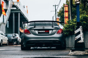 DarwinPRO 2015-2021 Mercedes Benz C-Class W205 Sedan IMP Performance Carbon Fiber Trunk Spoiler - image 3