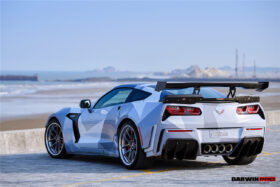 DarwinPRO 2013-2019 Corvette C7 Z51 Grandsport Z06  BKSS Style Rear Diffuser - image 8